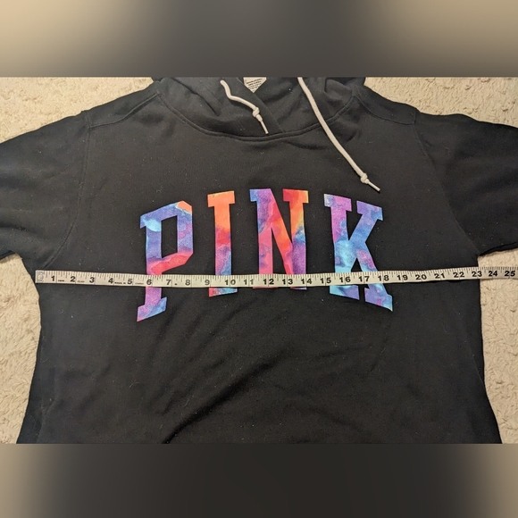 PINK Victoria's Secret Y2K Logo Hoodie and Long Sleeved Tee Bundle sz L - Picture 7 of 16